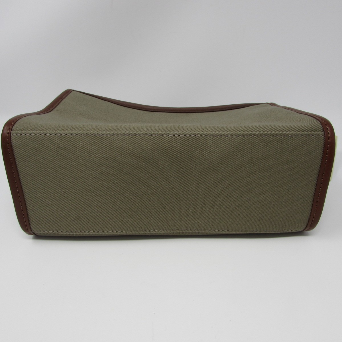 Cutter & Buck Utility Kit Travel Bag Cotton Twill Leather Trim Brown Tan New