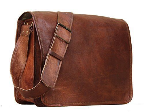 Messenger Bag Handmade Briefcase Bag Satchel 28X38 cm Genuine Leather Laptop Bag