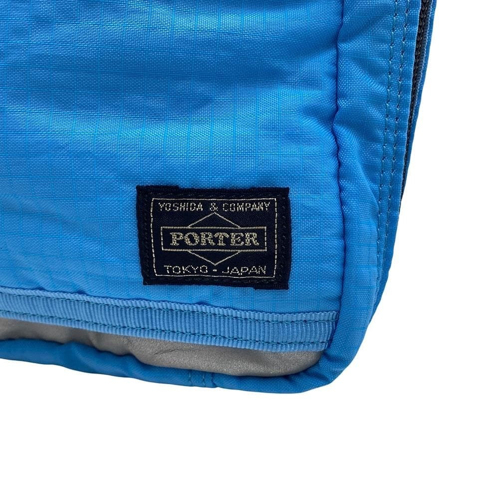 PORTER BBG-1059 Nylon Shoulder Bag Vintage Blue Unisex 17x17x4cm Strap 130cm