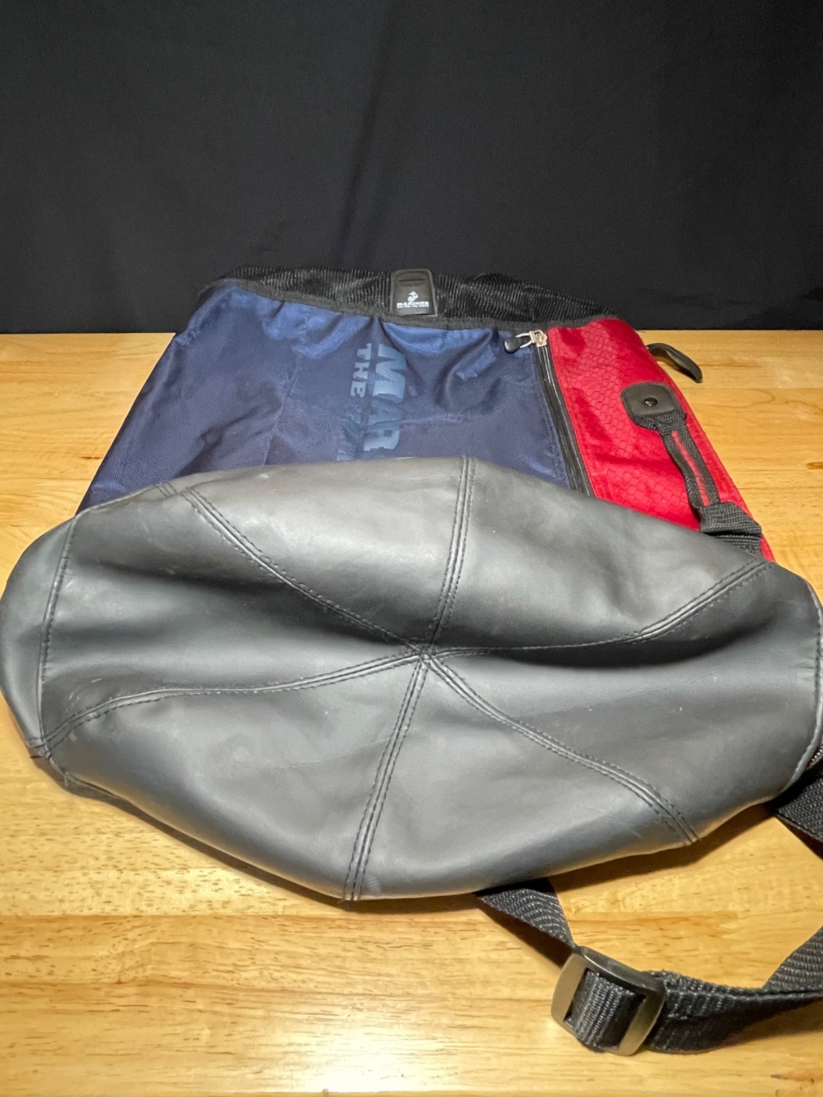 USMC Marines Duffel Bag The Few The Proud Navy Red Eagle Globe Anchor Gym Bag
