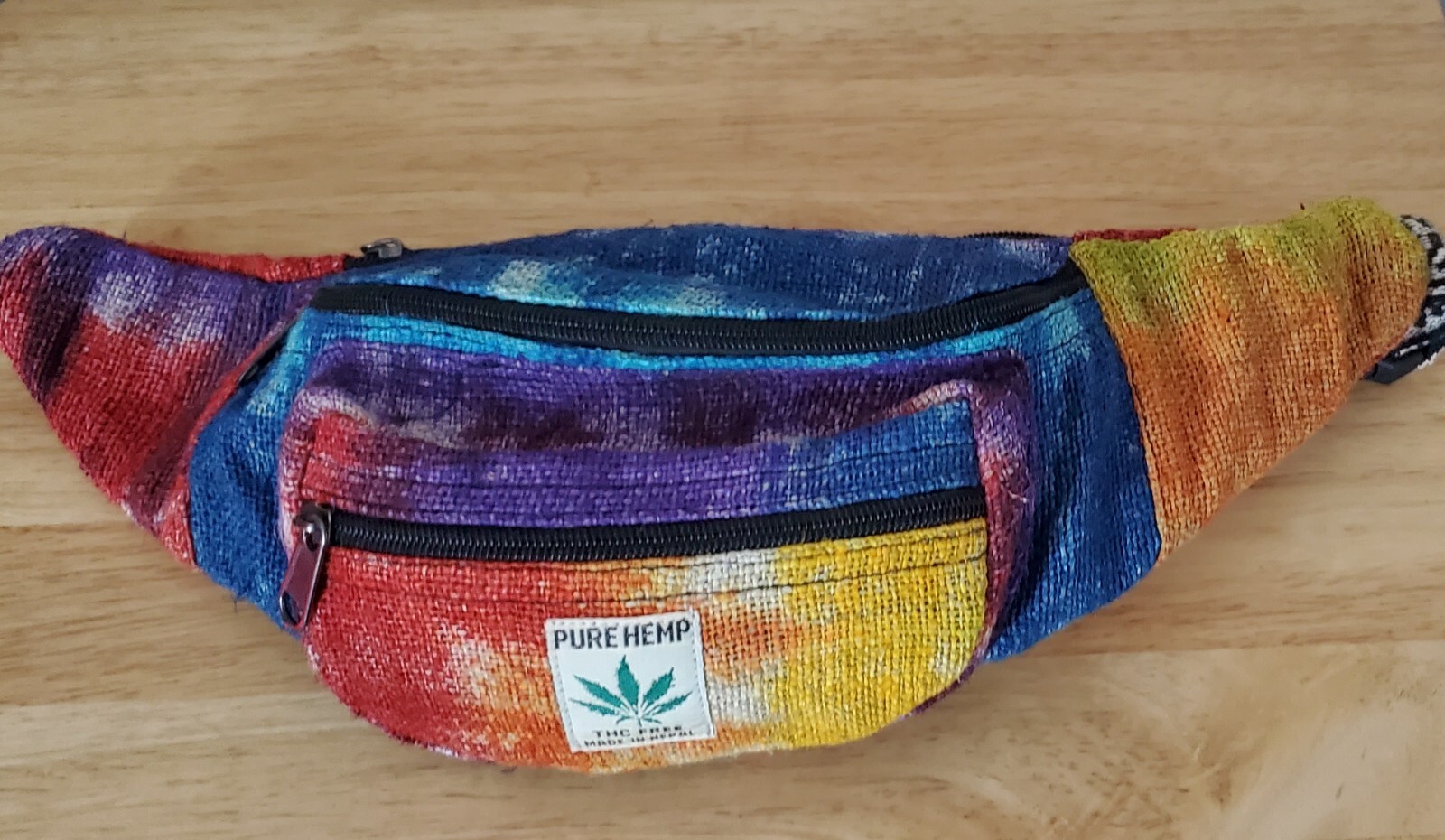 Tie Dye Hemp Fannypack