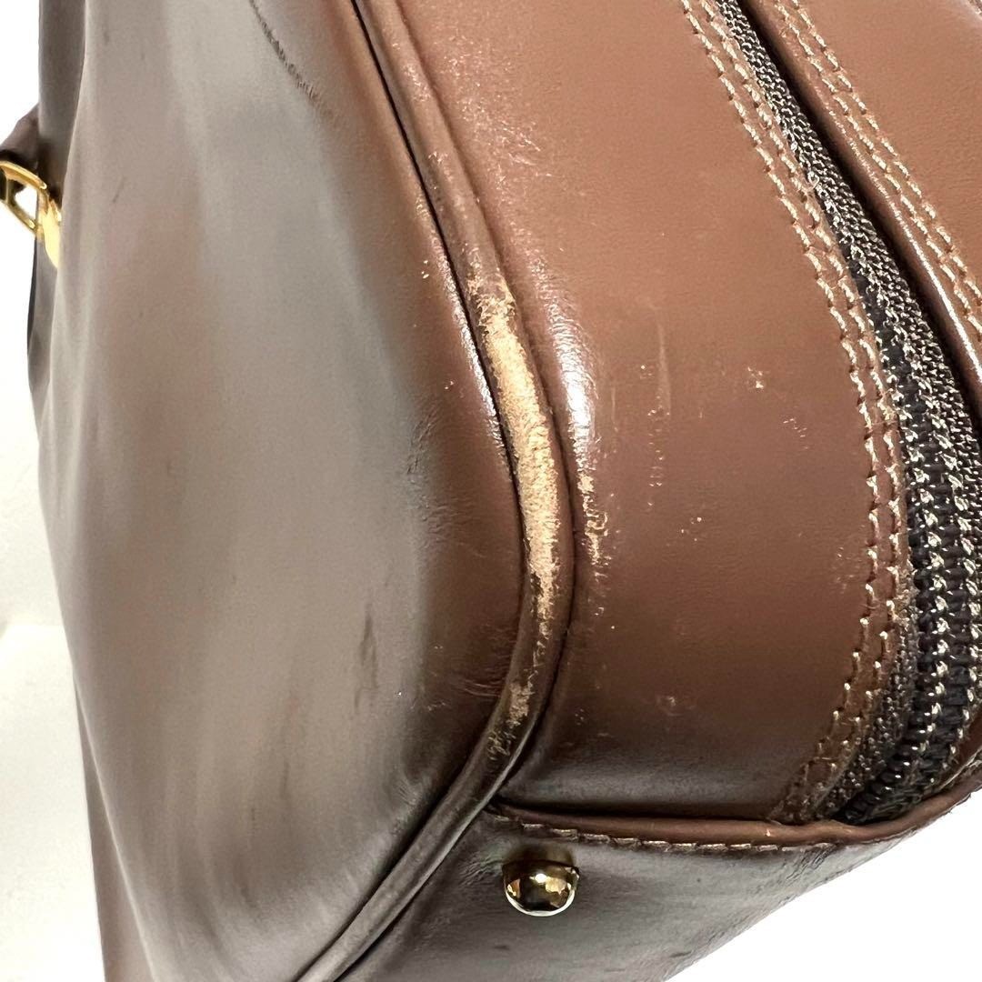 GIANFRANCO LOTTI Business Bag Briefcase Handbag Leather in Brown USED Good Cond