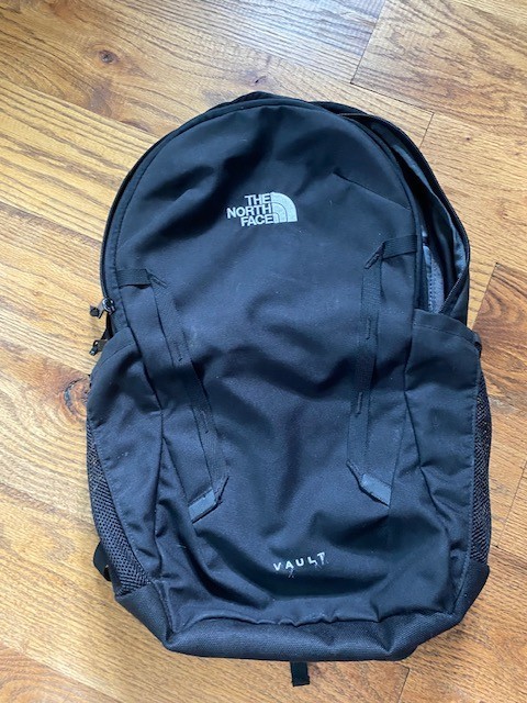 The North Face Vault Backpack Black- One Size Laptop School Travel
