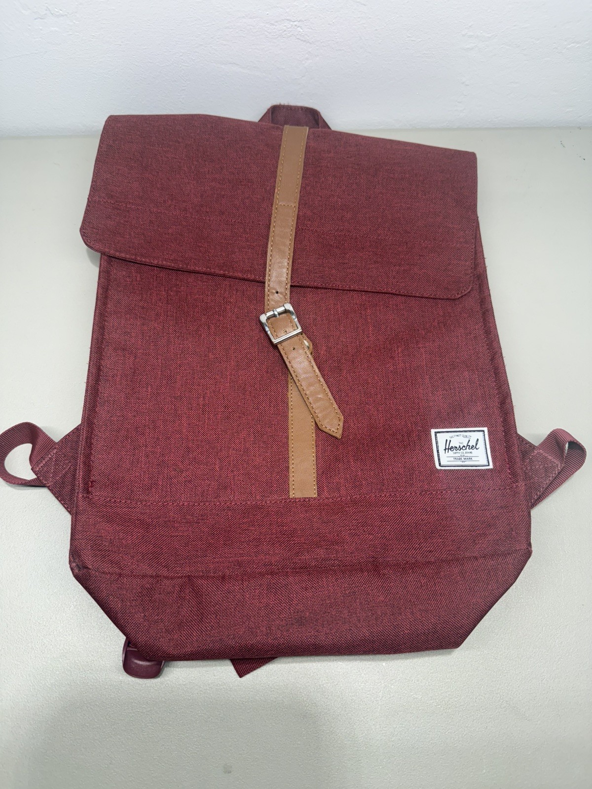NEW Herschel Supply Co Lifestyle City Backpack Mid Volume Bag Dark Red Wine