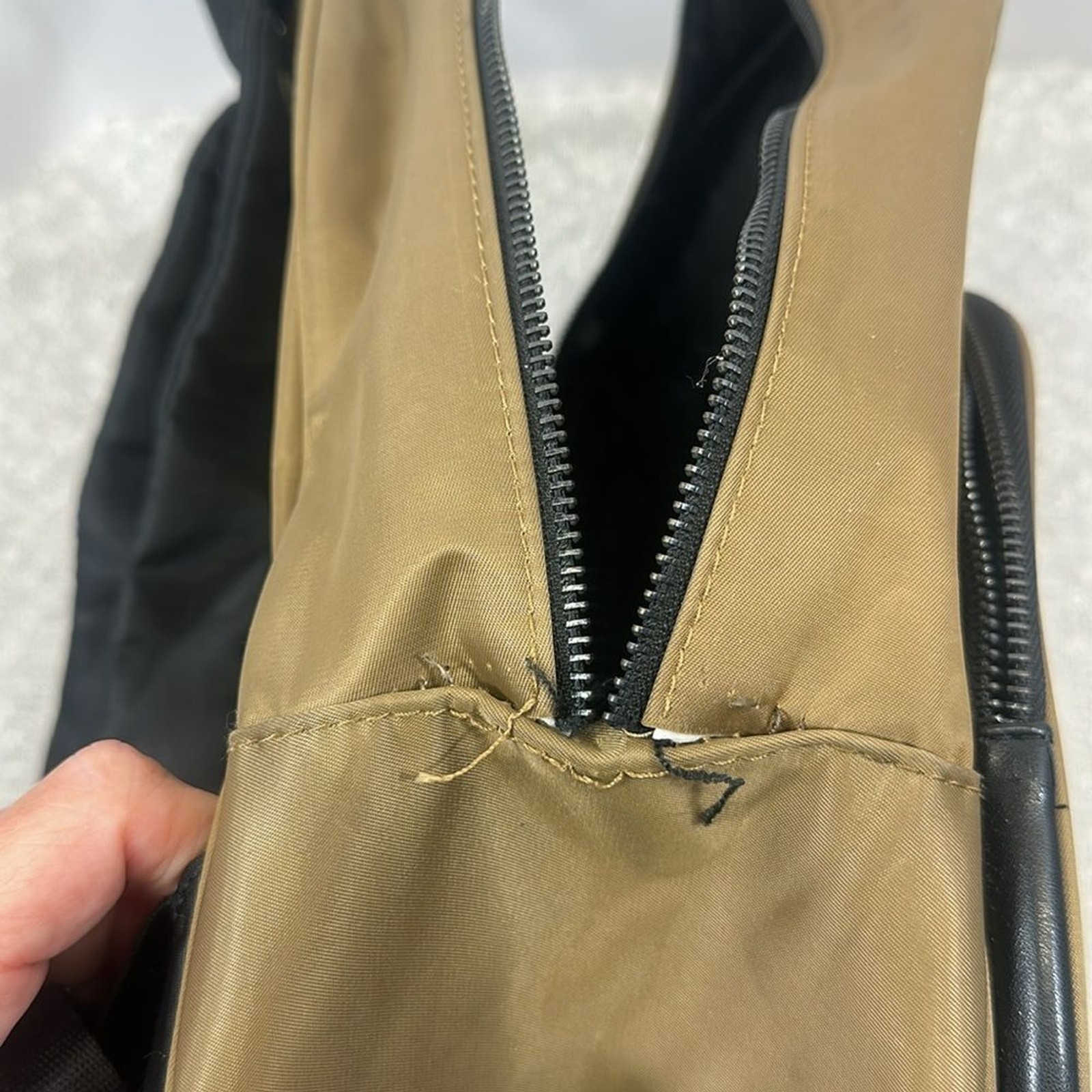 VERSACE Backpack Back Pack Gold Black