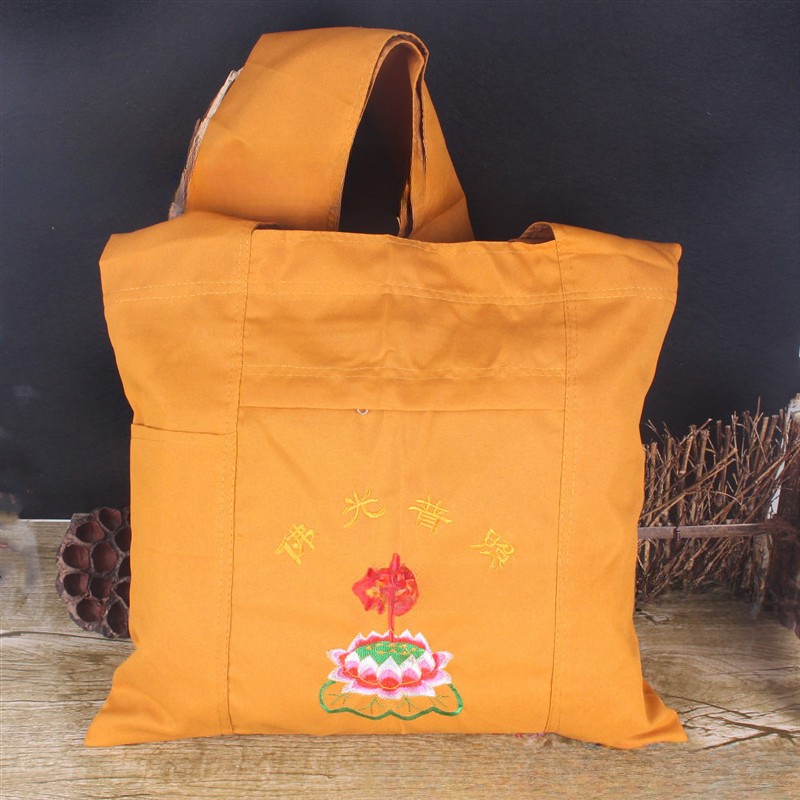 Canvas One Shoulder Bag Chaoshan Bag Buddha Bag Monk Bag Incense Bag Arhat Bag