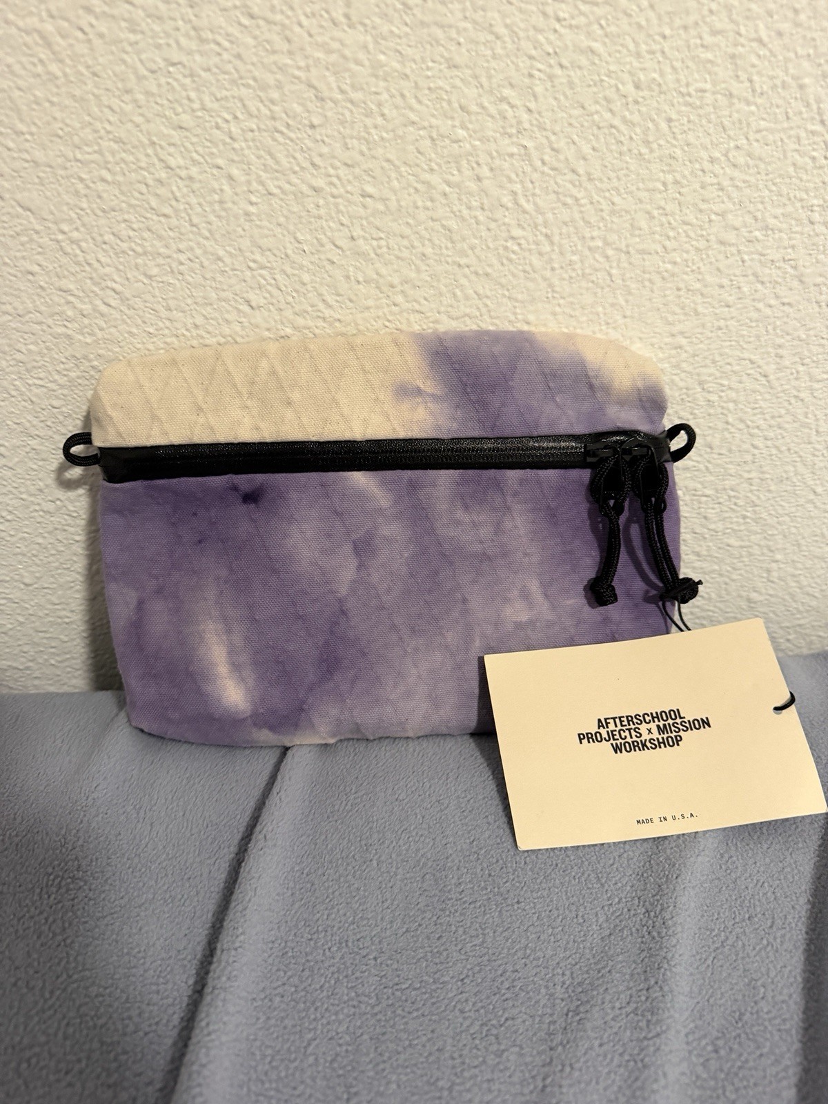 Mission Workshop x AfterSchool Projects ASP Sacoche Grande Hand Dyed Purple Xpac