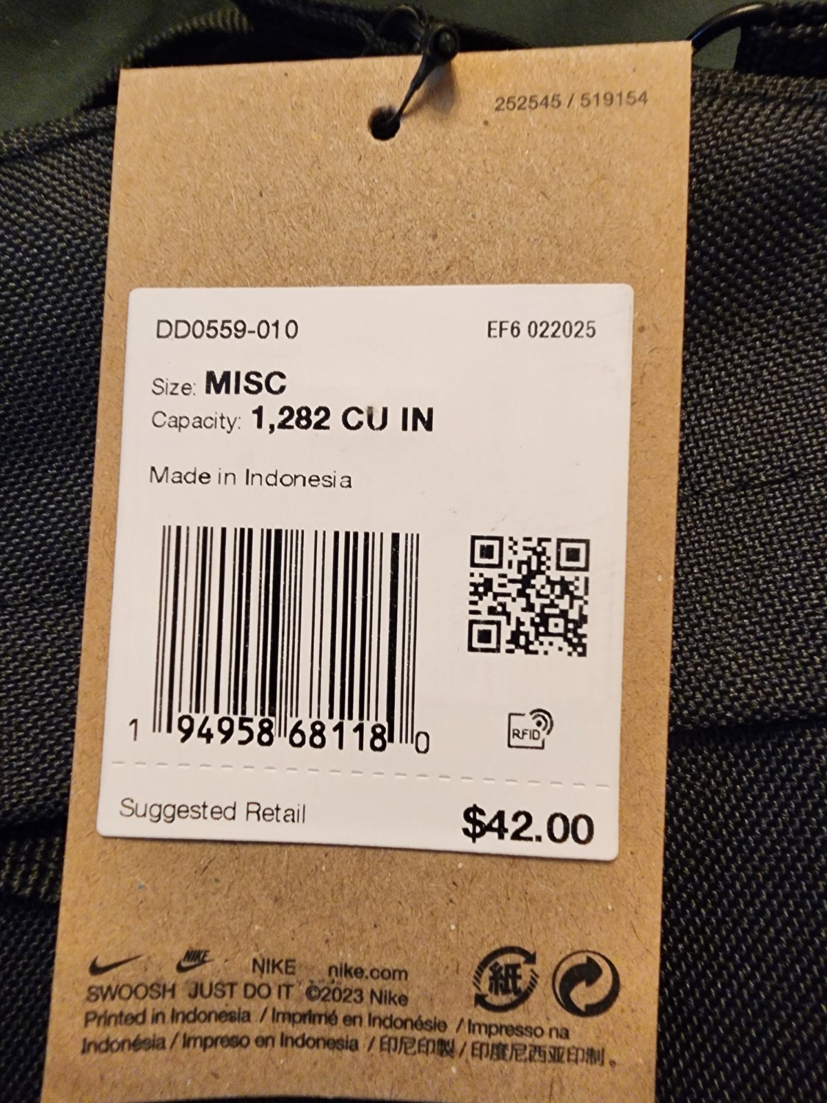 Nike DD0559010 Backpack – Black