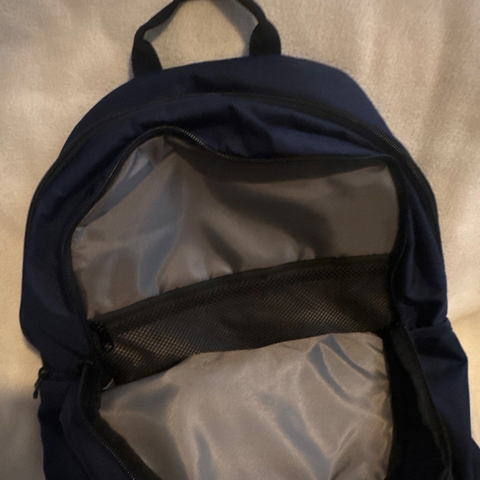 adidas Striker 3 Backpack Team Navy Blue OSFA Padded Zip Bottle Pocket