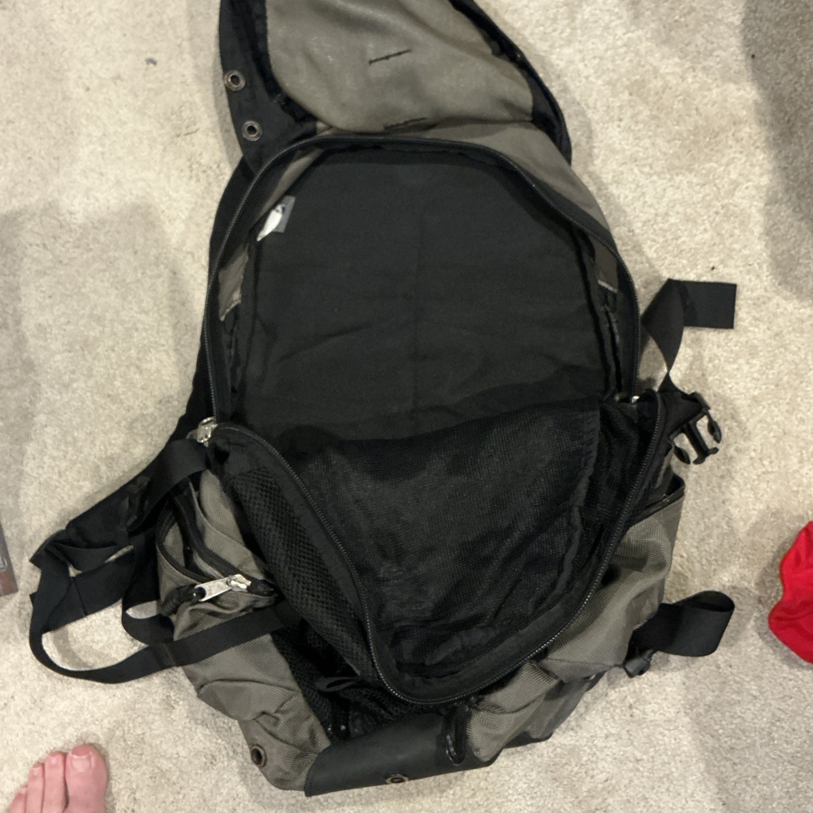 Vintage Oakley Software Icon Backpack Black Y2K Grail Bag