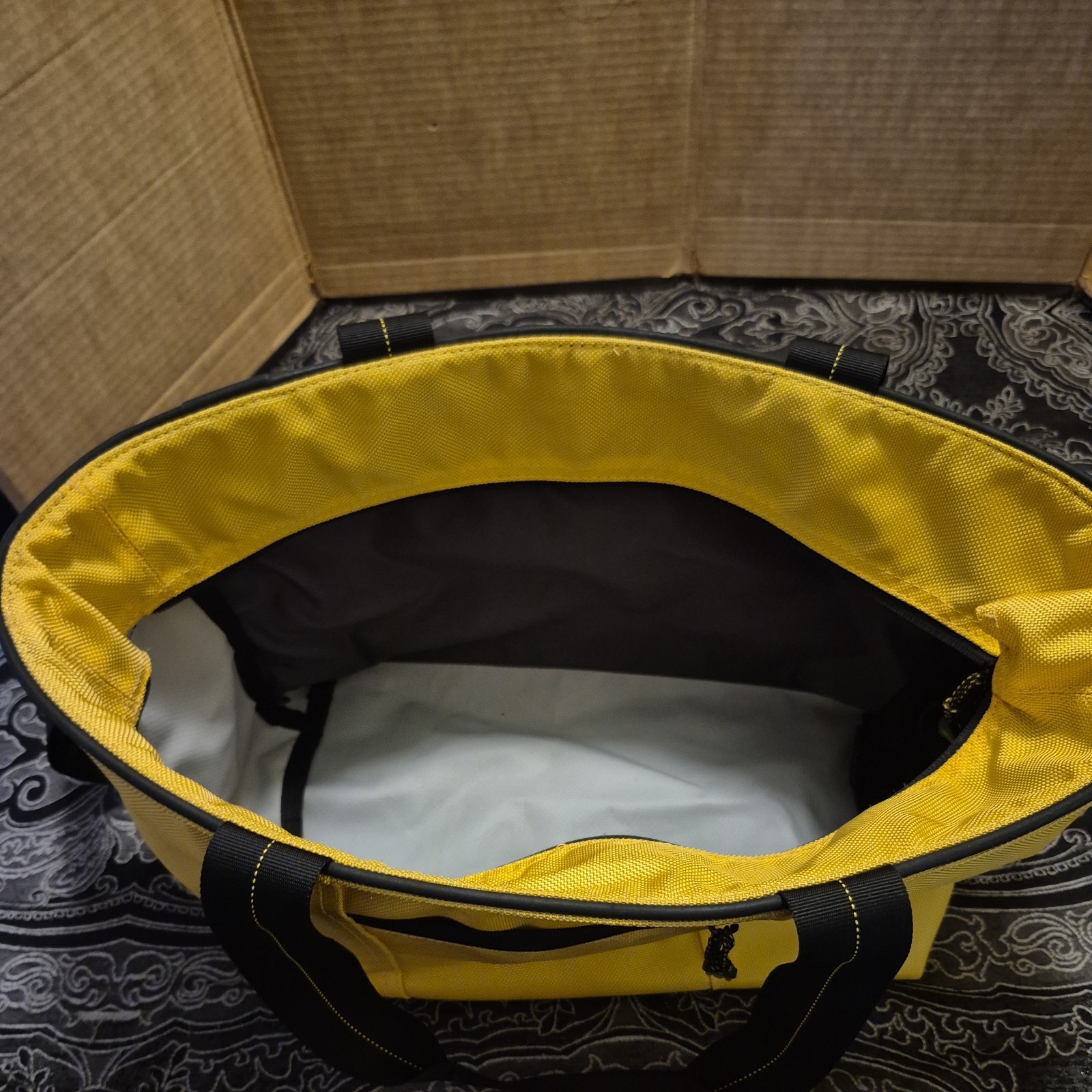 Vintage Timbuk2 Multi-Way Carry Duffel/Gym/Cargo Bag | Yellow | Ballistic Nylon