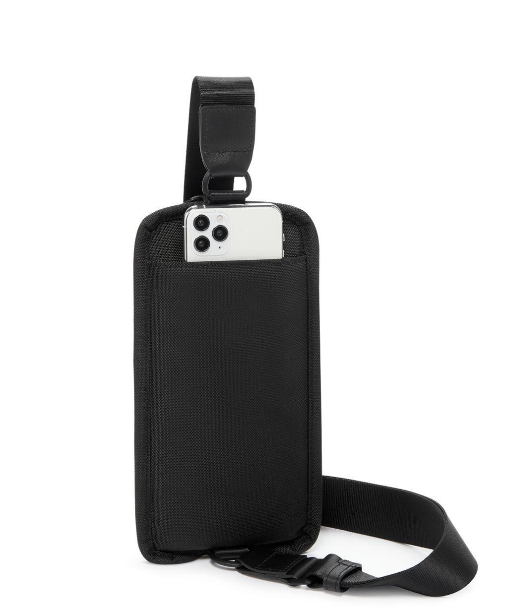 NEW TUMI Alpha Bravo Compact Sling Bag Black Ballistic Nylon Crossbody