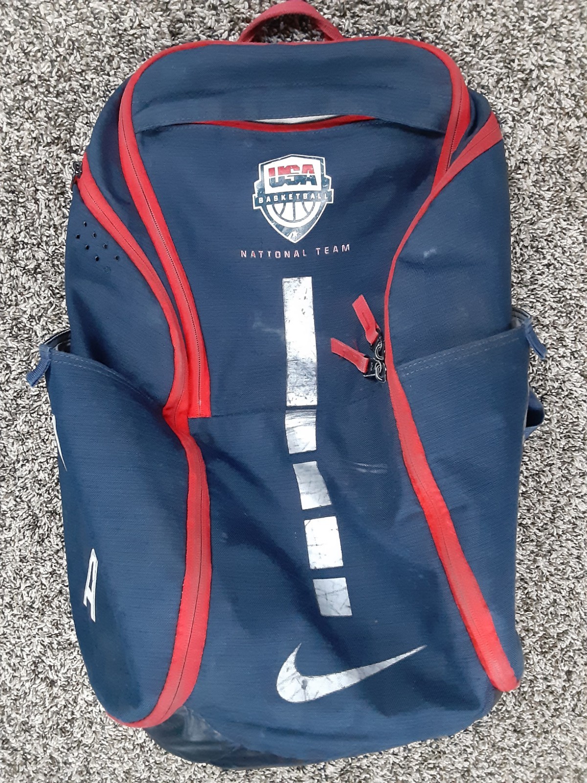 Nike Hoops Elite Pro Basketball Backpack – Red/Obsidian TEAM USA CK1198 451