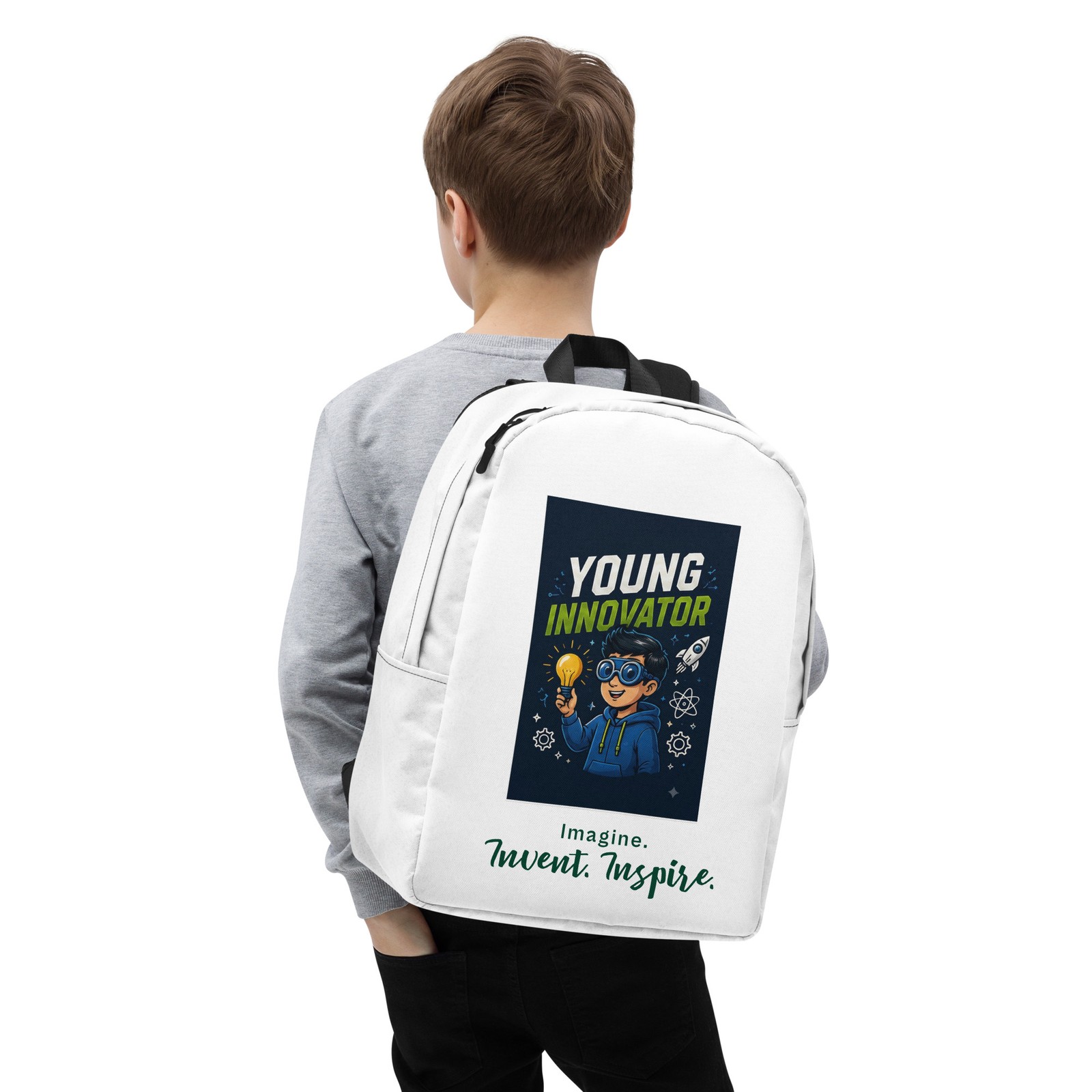 YOUNG INNOVATOR-Invent. Inspire – Minimalist Backpack