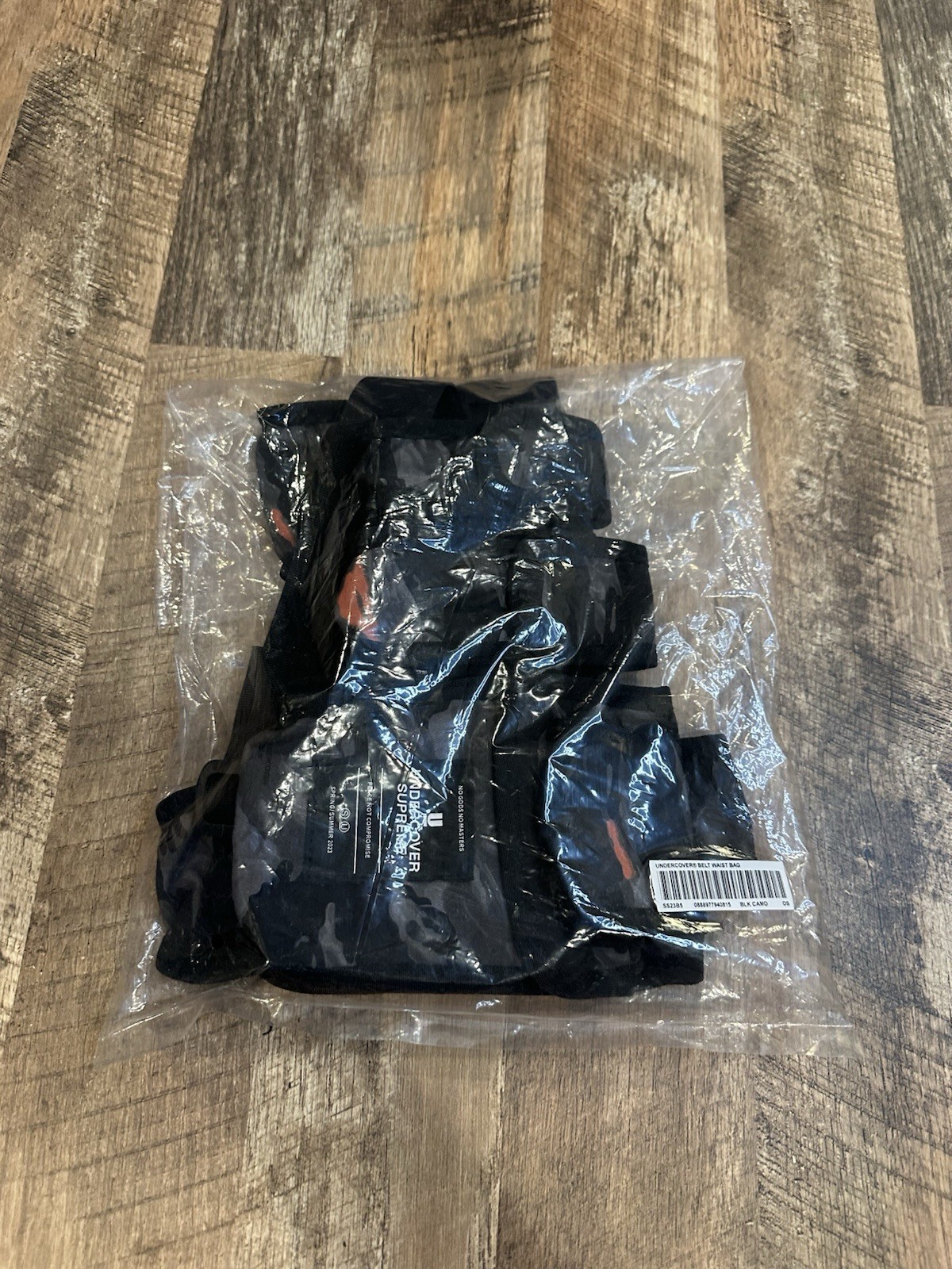 Supreme x Undercover Belt Waist Bag SS23 Black Camo Anti War