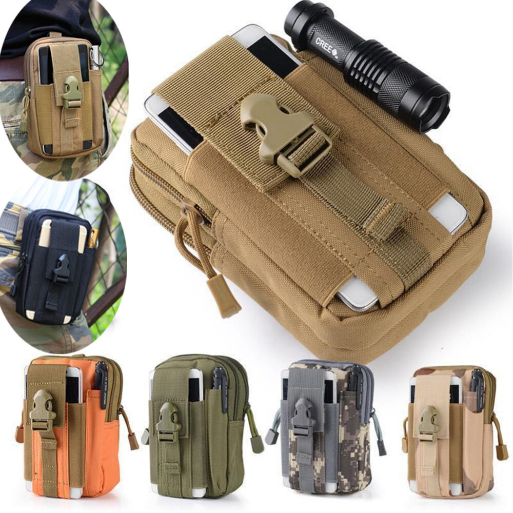 Tactical Molle EDC Pouch Bag Compact Multipurpose Utility Gadget Belt Waist Bag