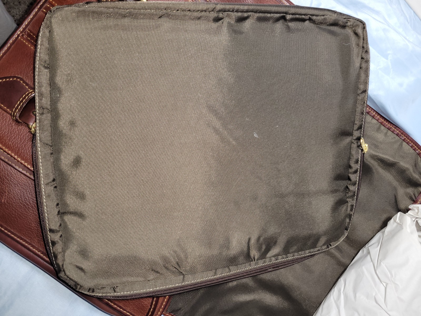 Orvis Leather Briefcase / saddle bag