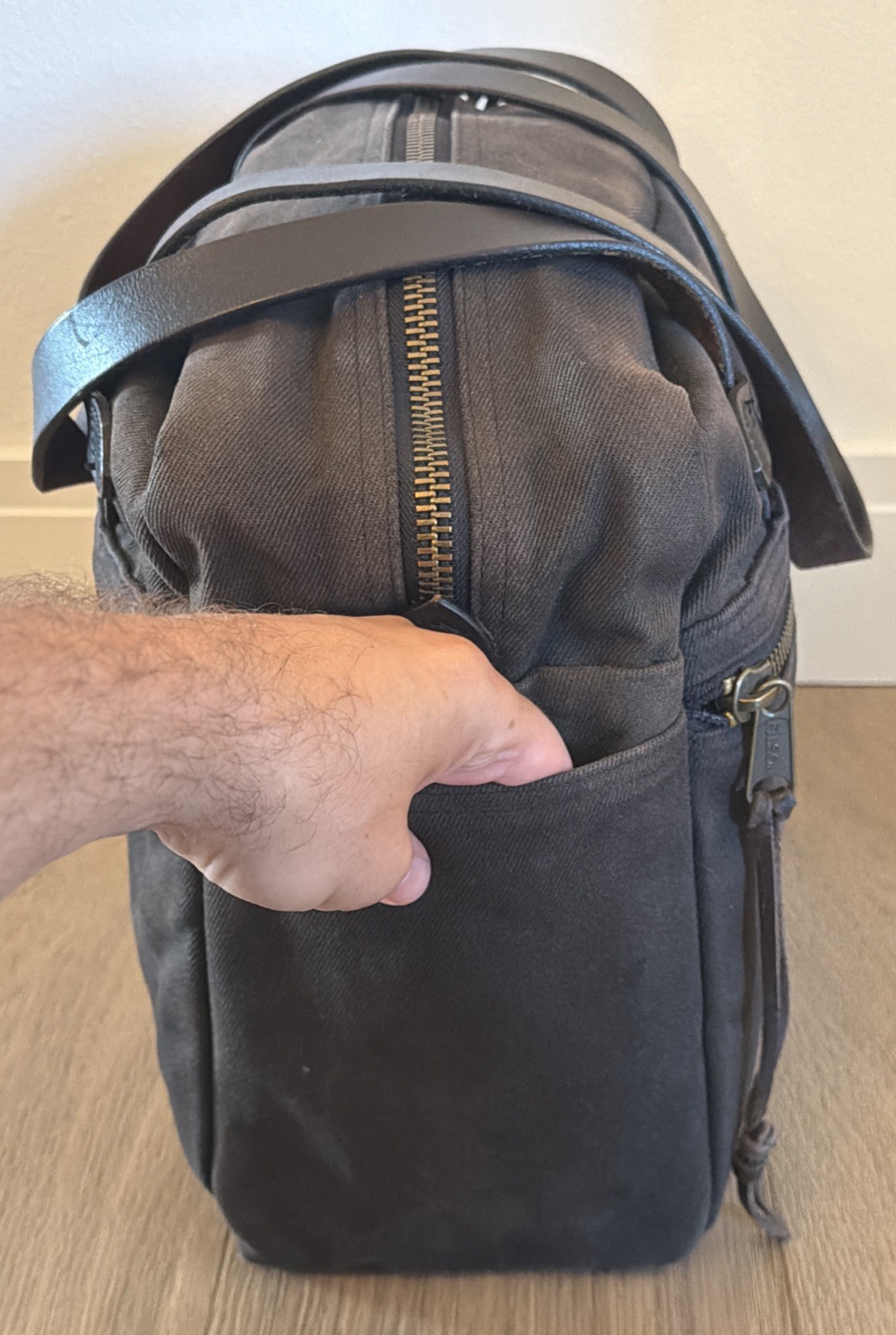 Vintage Filson 70048 Black Rugged Twill Tote Bag | Made in USA | Rare Sample