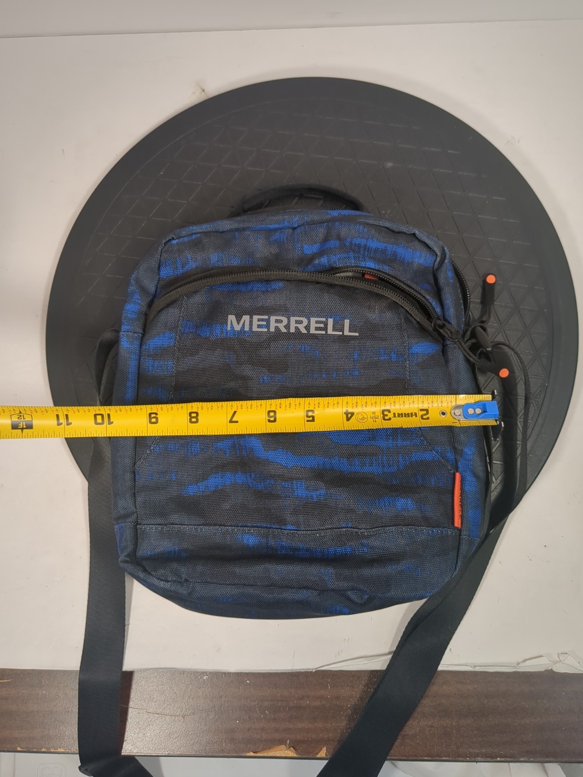 Merrell Glen 2.0 Snorkel Blue Camo Crossbody Bag 10 Inch Adjustable Strap