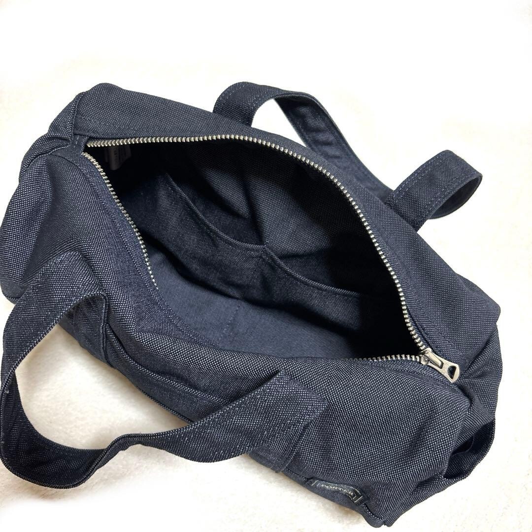 PORTER Smoky Mini Boston Bag Navy Denim Duffle Bag Yoshida Kaban Japan Unisex