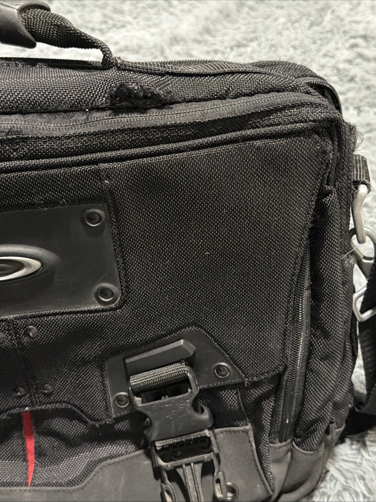 Y2K Oakley Software Computer 2.0 Bag Messenger Briefcase Tactical Black Nylon