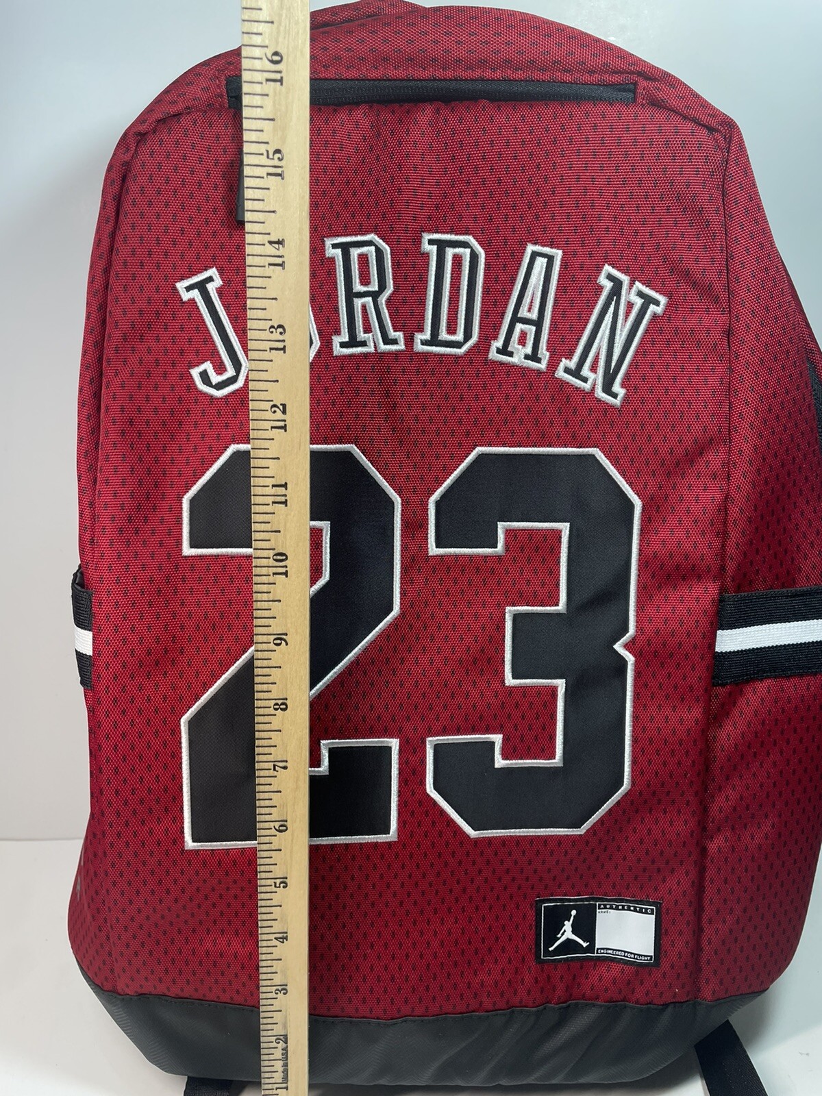 JORDAN “CHICAGO BULLS 23 JERSEY” Backpack #9A0419 R78 Brand New