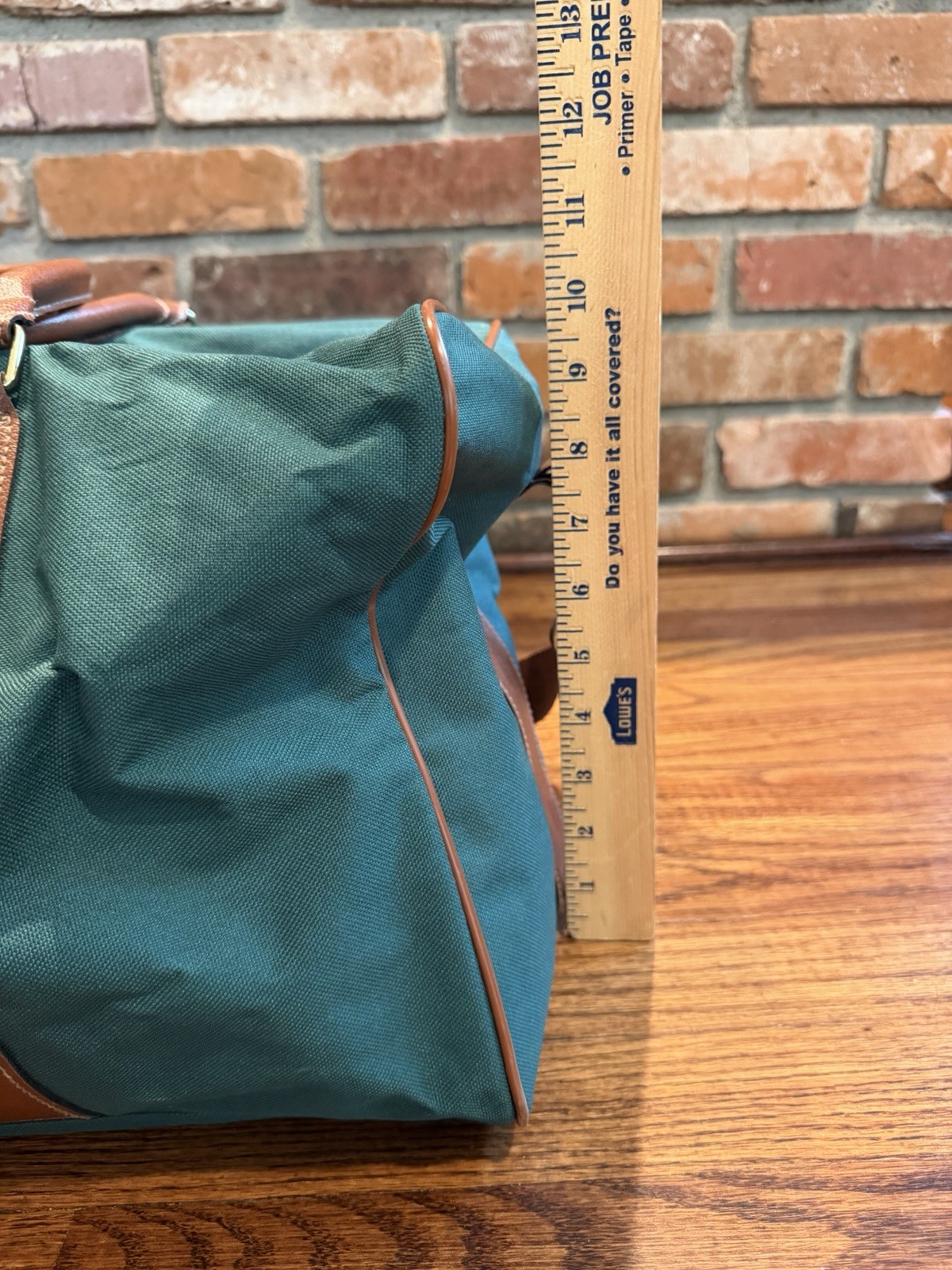 Vintage Ralph Lauren Weekender Duffle Bag 80’s-90’s Green Canvas Travel Tote