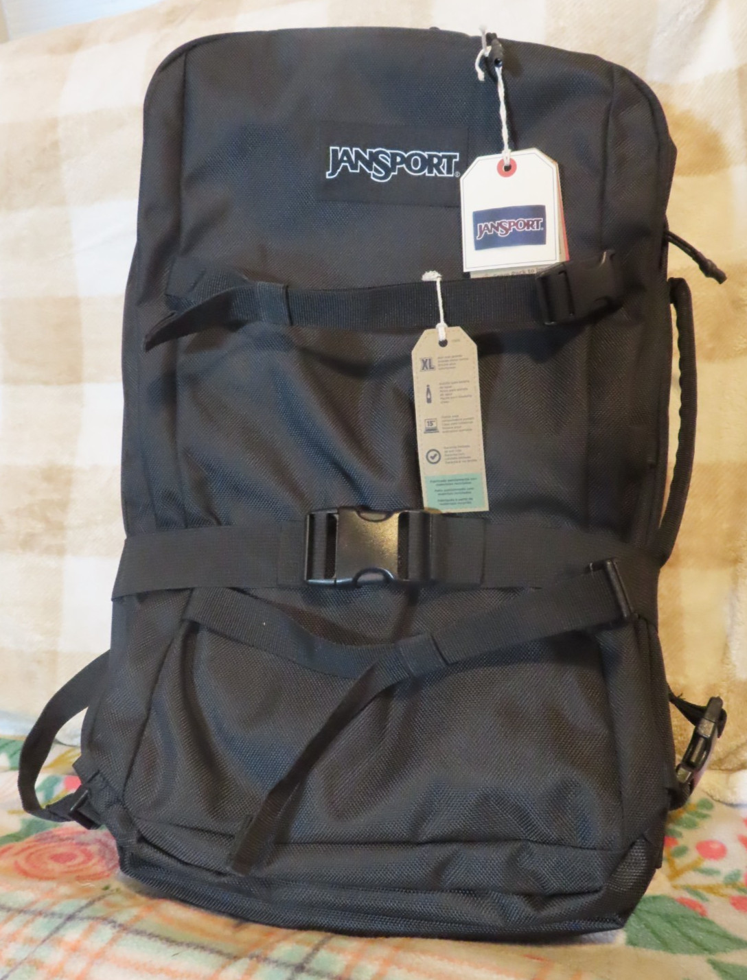 New JanSport JS0A85VC008 1680D Polyester Venture Large Backpack, NWT
