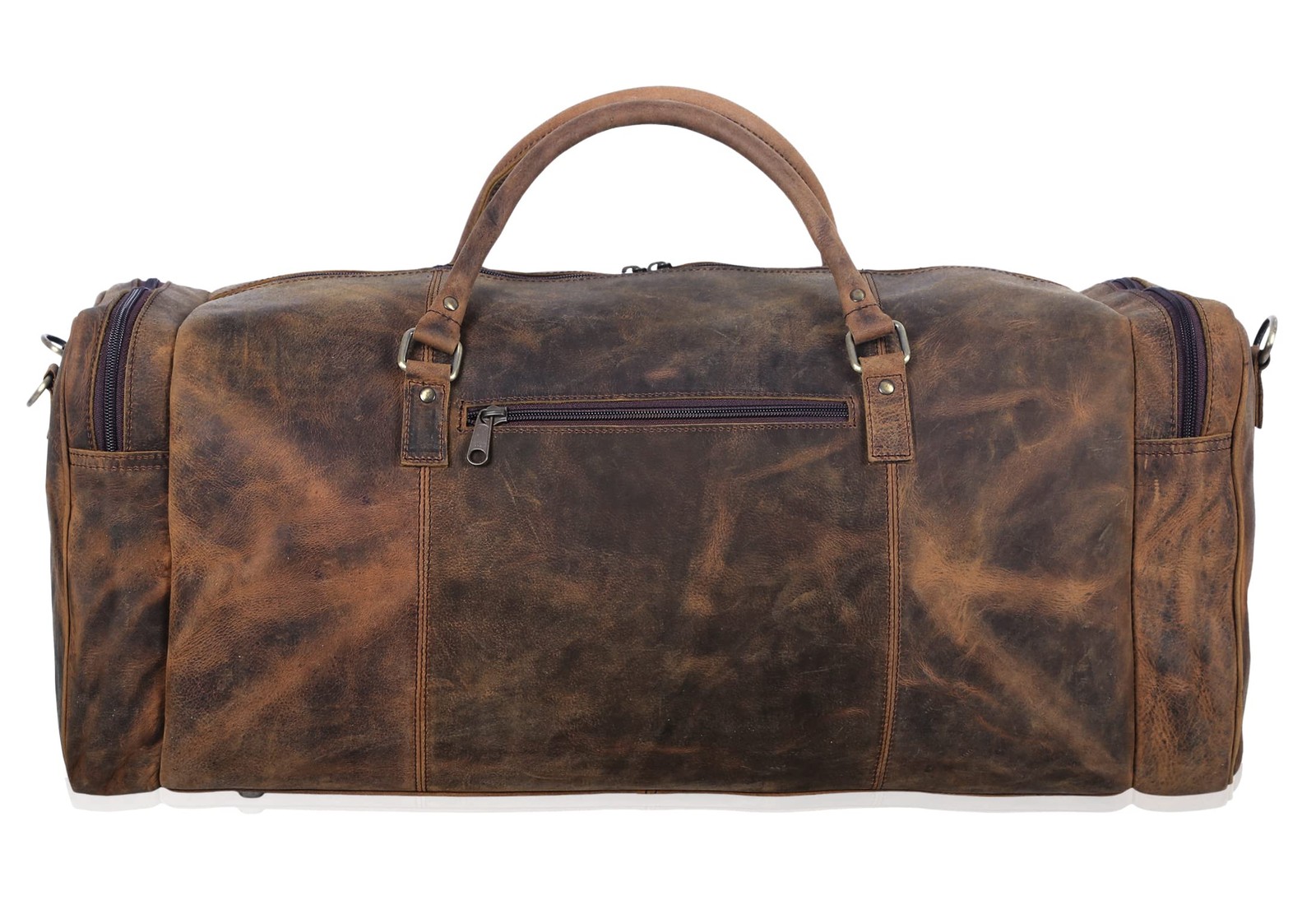 KomalC 28 inch Duffel Bag Travel Sports Overnight Weekend Leather Duffle Bag…