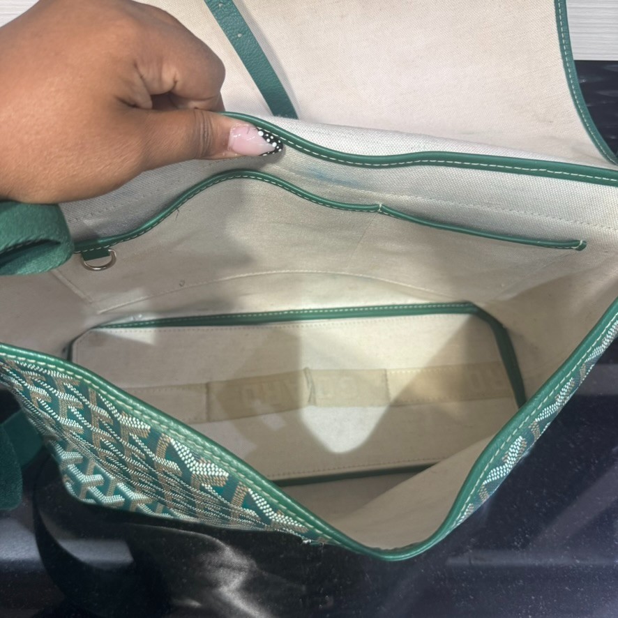 Goyard Capetien Messenger Bag Green