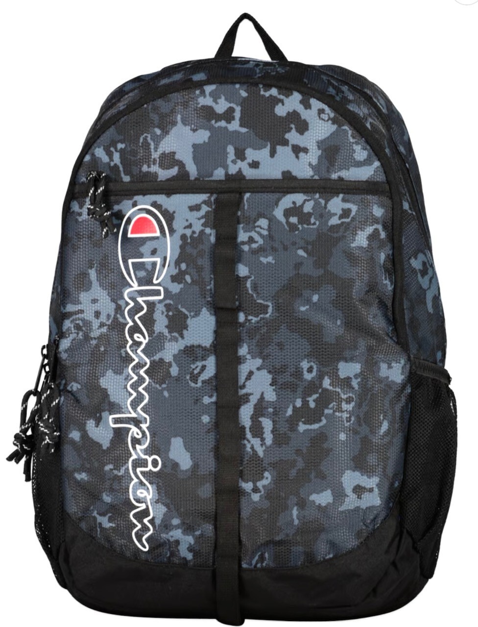 Champion Camo Backpack Black/Gray NWT Free Ship