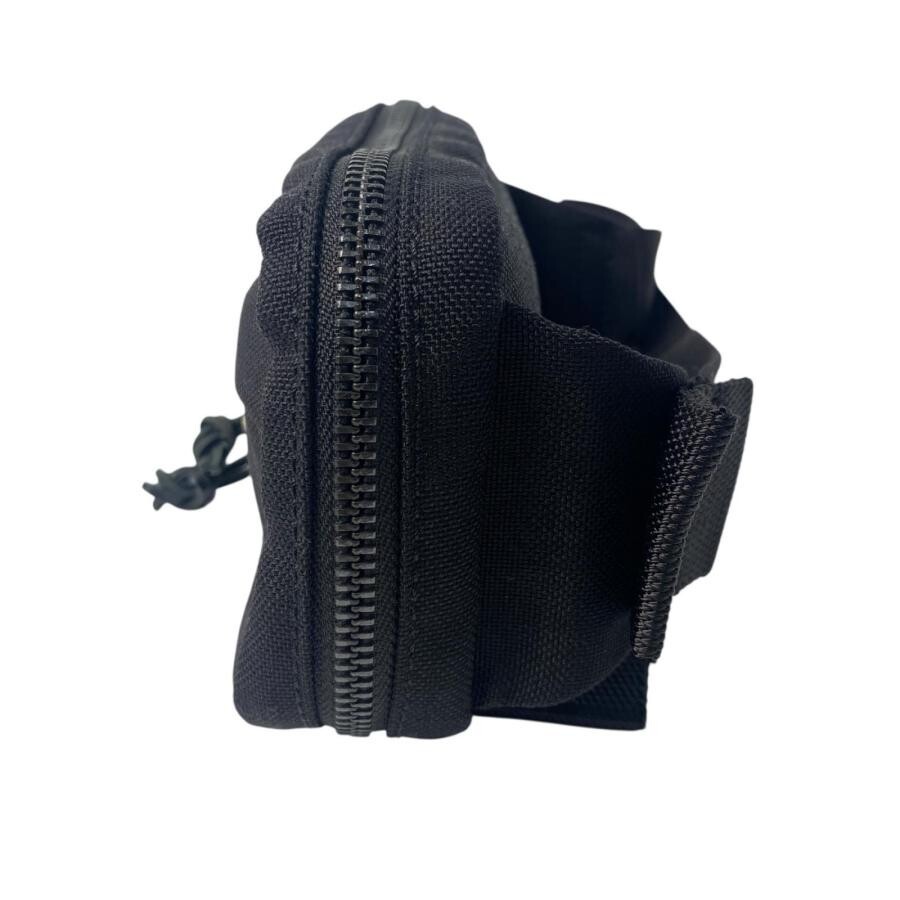 Maison Margiela Black Canvas Crossbody Bag Mens Adjustable Strap W 16cm A