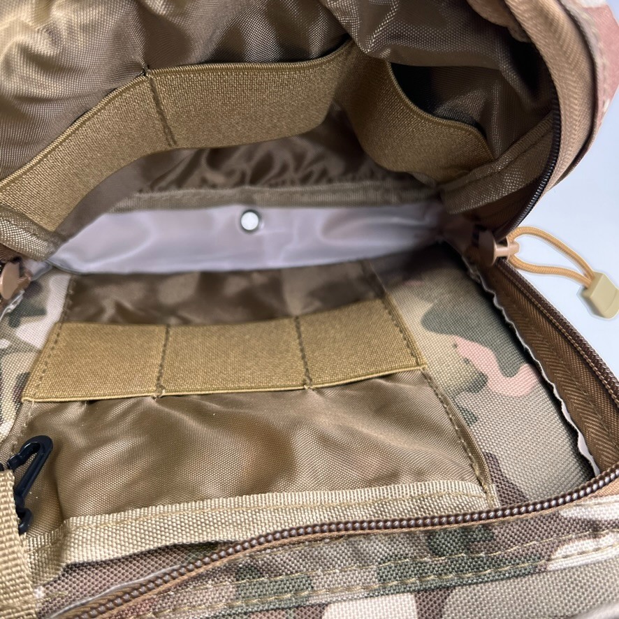 Kaufman Tactical Shoulder Bag Men Sling Molle Web Strap Camo Army Work Core Nw