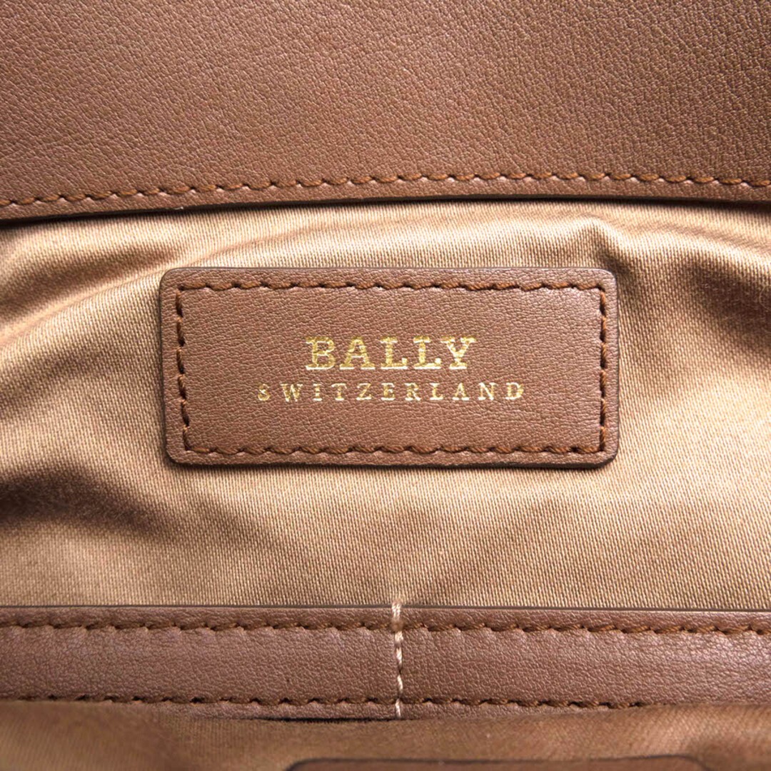 BALLY One-Shoulder Tote BagUDINE Bally Stripe Genuine punching leather30×25×4cm
