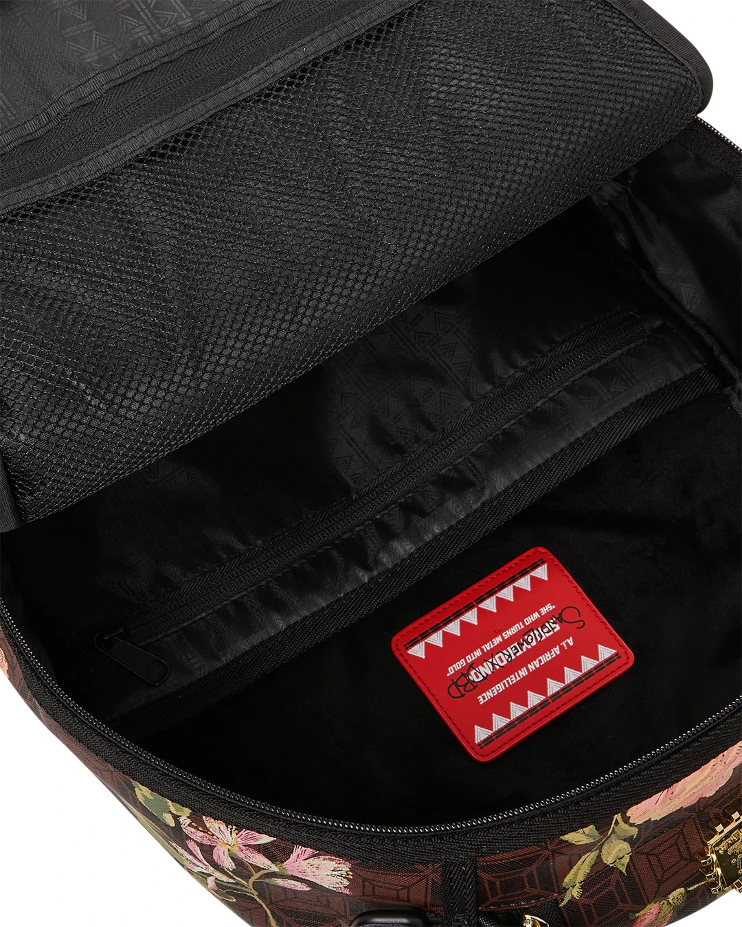 Sprayground AI Dreamers Garden Backpack🔥New Black Bookbag Large School Bag
