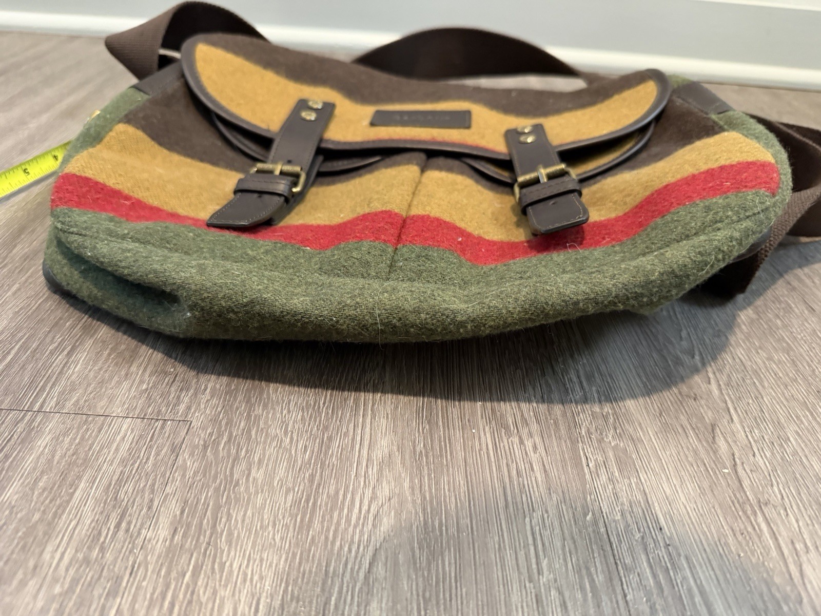 BARBOUR WOOL TARRAS BAG – Multicolor Rare Color-way – EXCELLENT