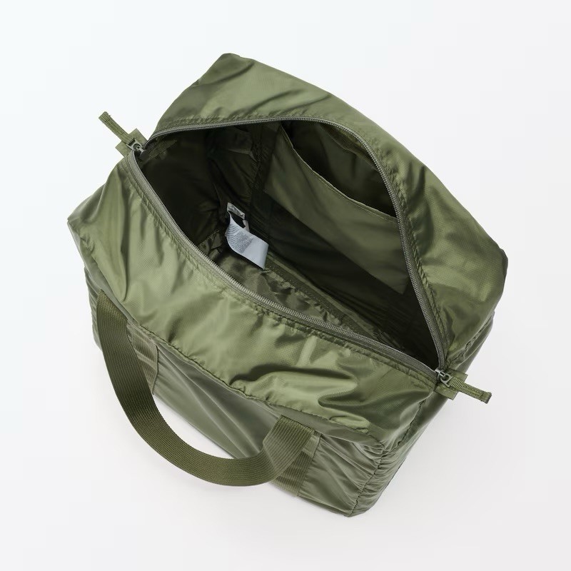 MUJI Foldable water-repellent vertical 32L Boston bag from Japan