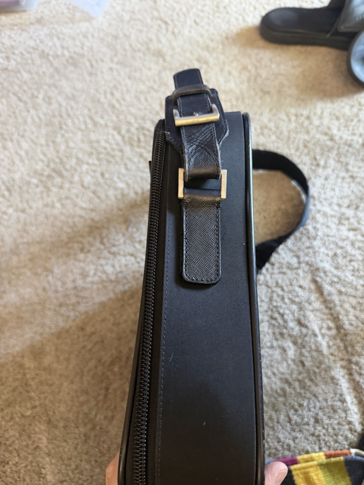 PRADA Authentic Vintage Black Laptop Briefcase