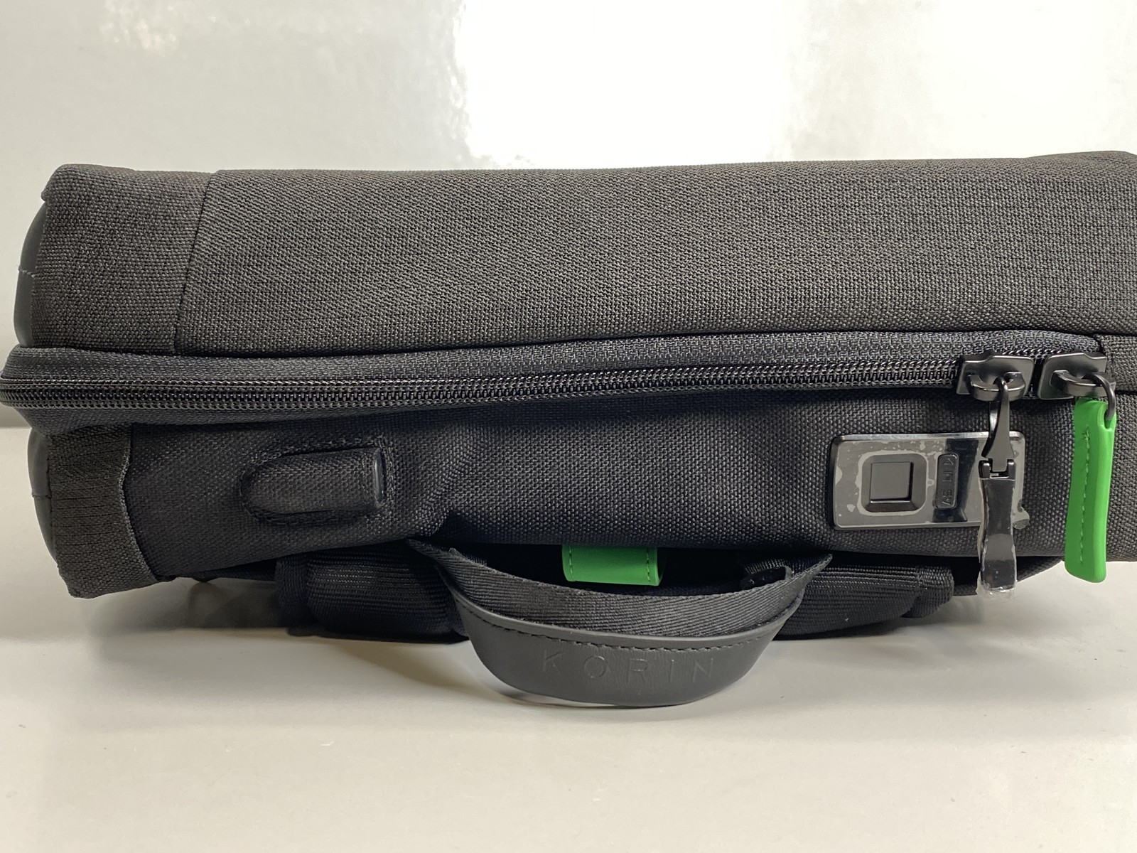 Korin Compack Biometric 6-in-1 Anti-theft Backpack-Black