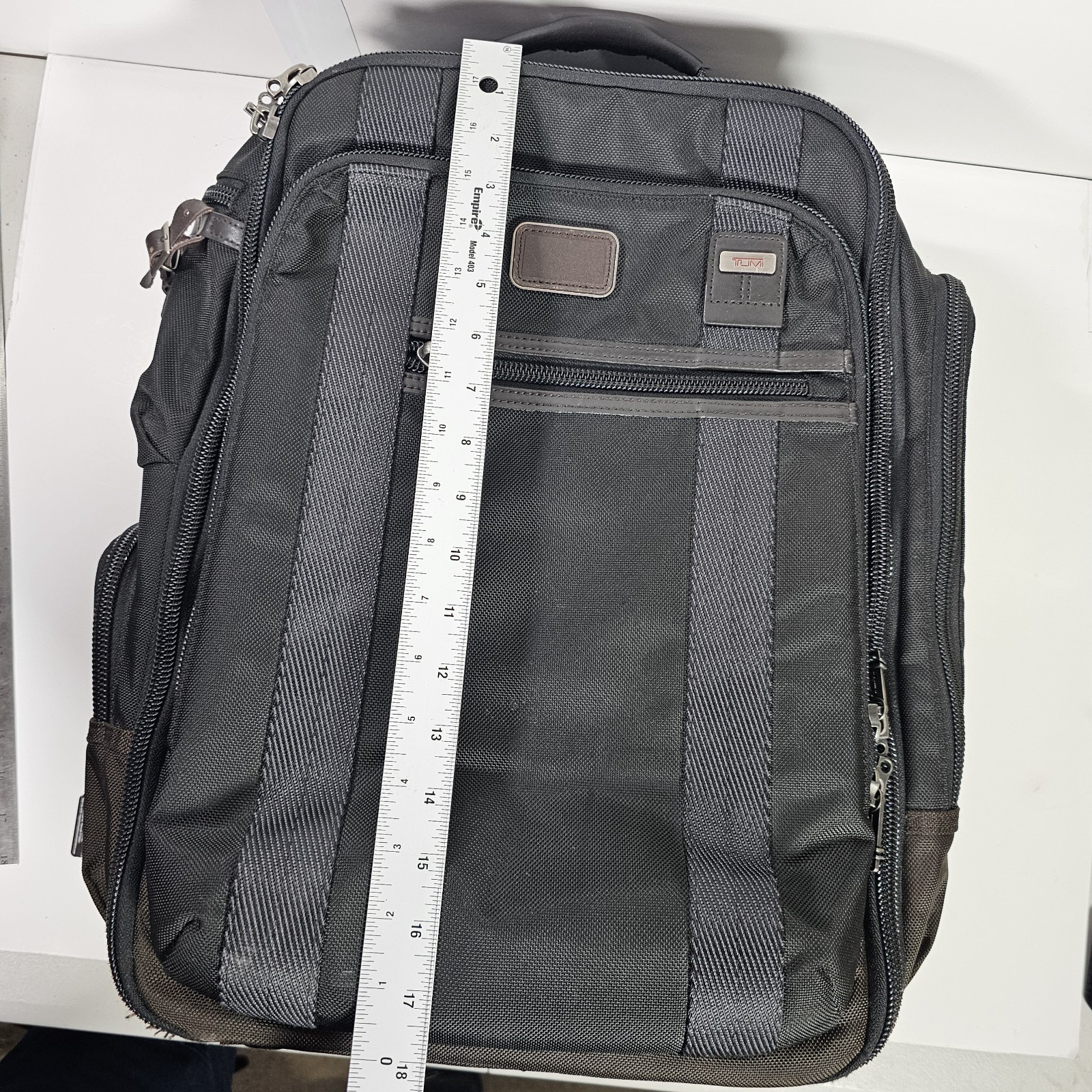 Tumi Peterson Wheeled Carry On Backpack 222473HK2 Black