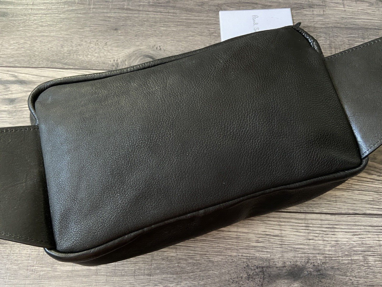 PAUL SMITH BLACK LEATHER DREAMER BUM BAG WAIST PACK RETAIL €590 BNWT