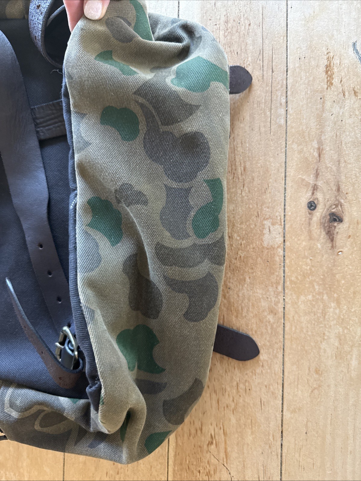 Filson Large Rugged Twill Rucksack Backpack Made In USA Camo Canvas