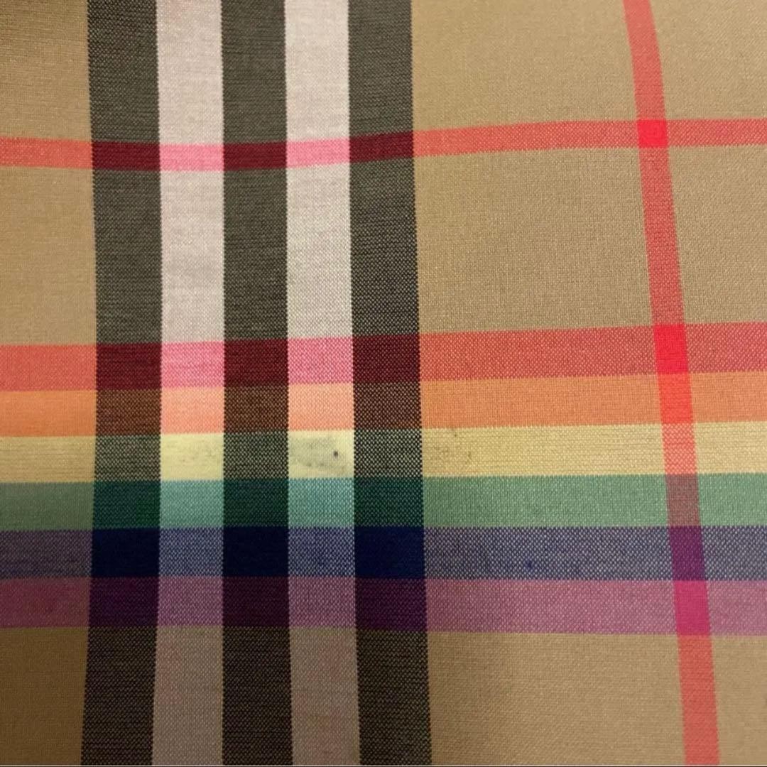 Authentic Burberry Rainbow Clutch Bag 28cm Leather Men’s Fashion Signed Damage