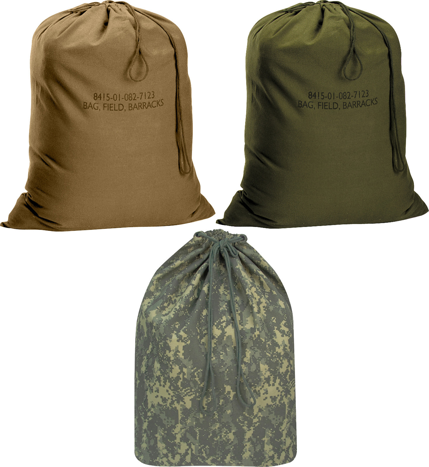 Rothco Cotton Canvas Laundry Field Barracks Military Bag, 24″ x 32″