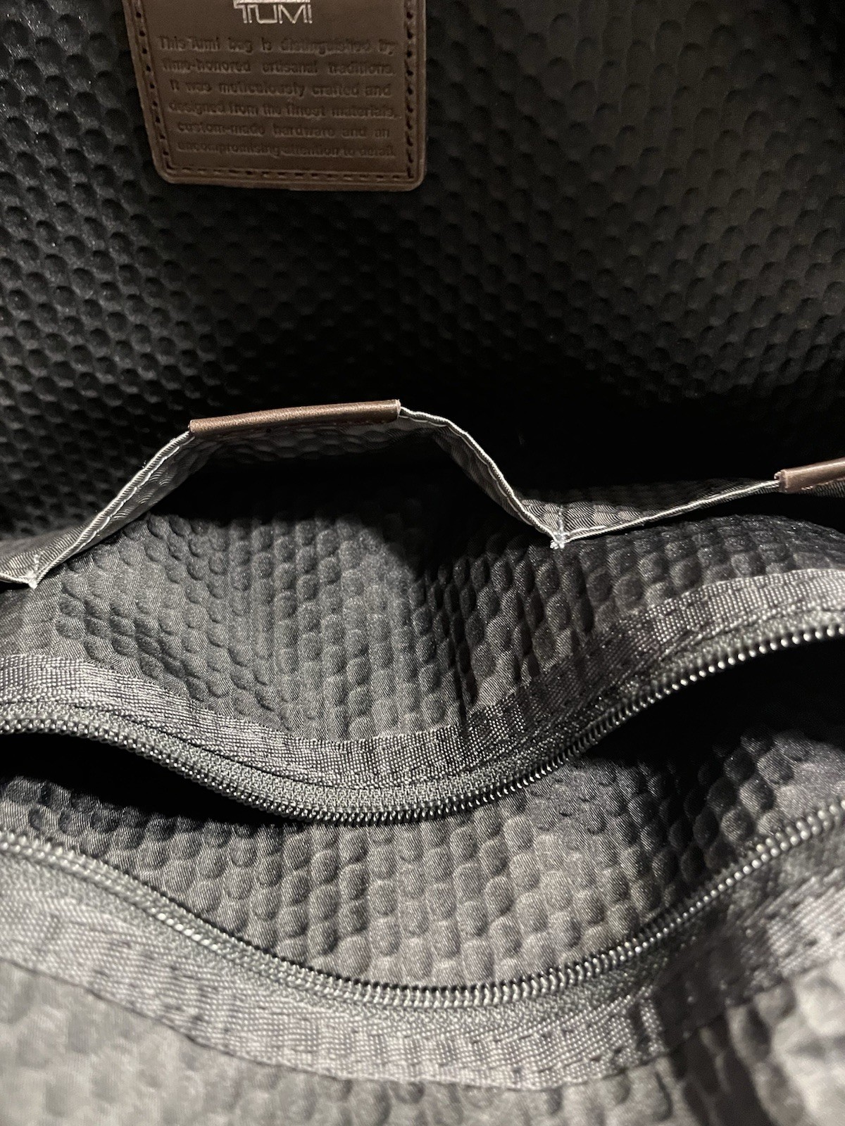 TUMI Alpha Bravo McNair Slim Briefcase Black Ballistic Nylon Leather 22611HKH
