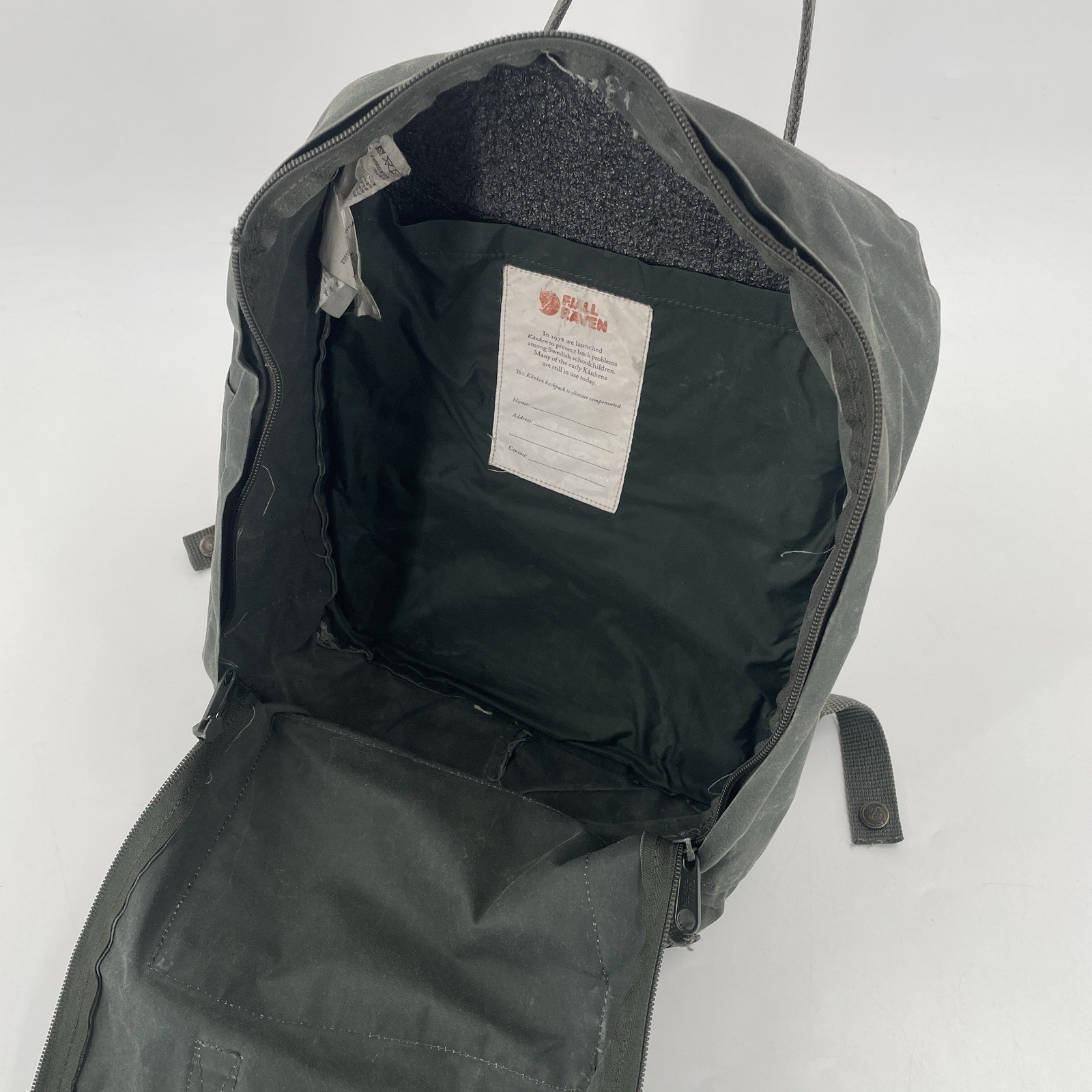 Fjallraven 23510 Kanken Backpack in Army Green With Foam Seat Pad – Outdoors