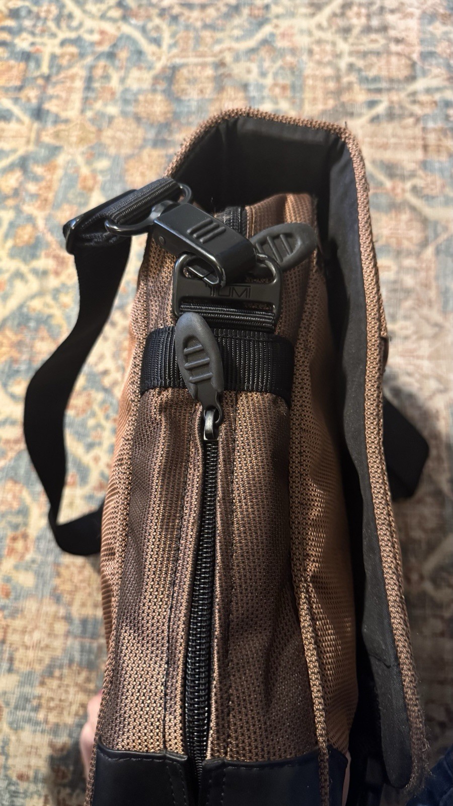 Tumi Bronze Nylon T2 Crossbody