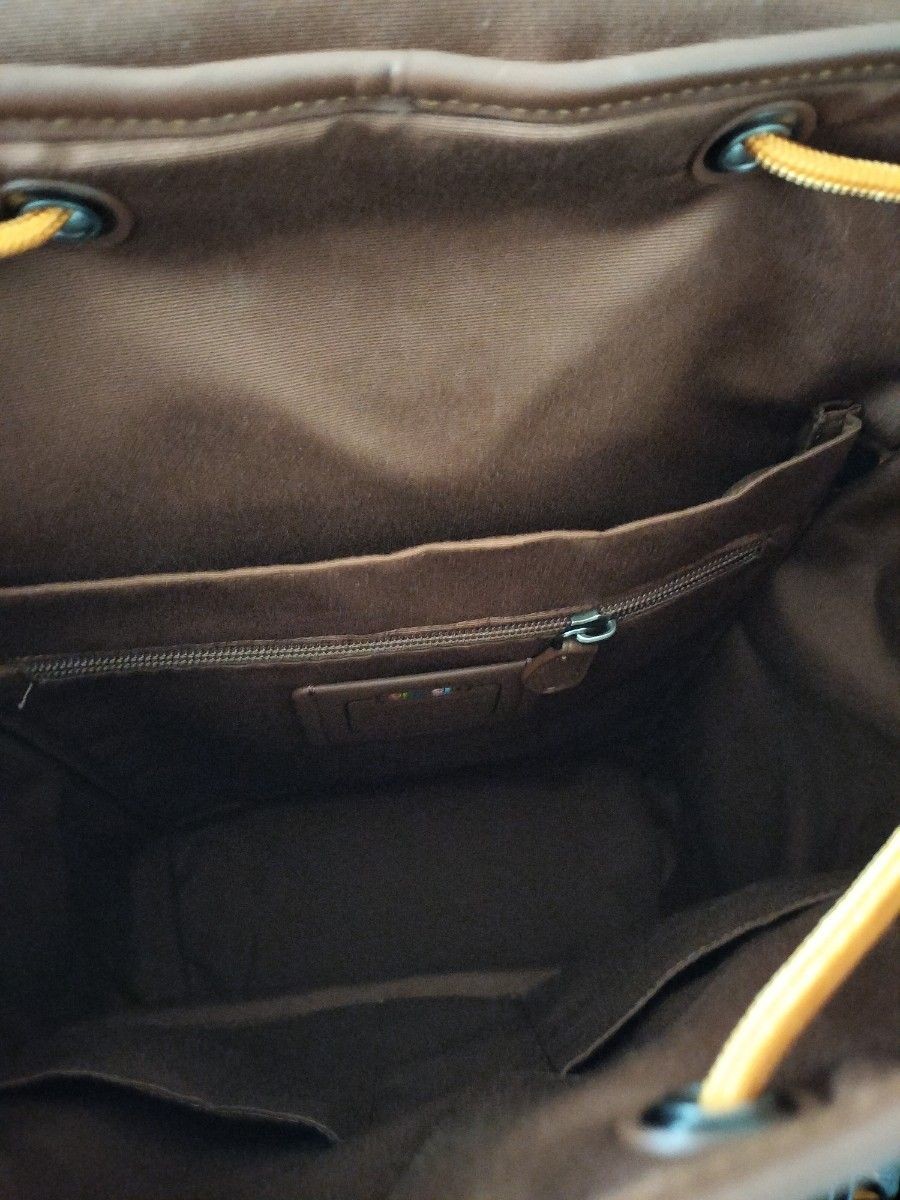 COACH Rare and track backpack rainbow signature