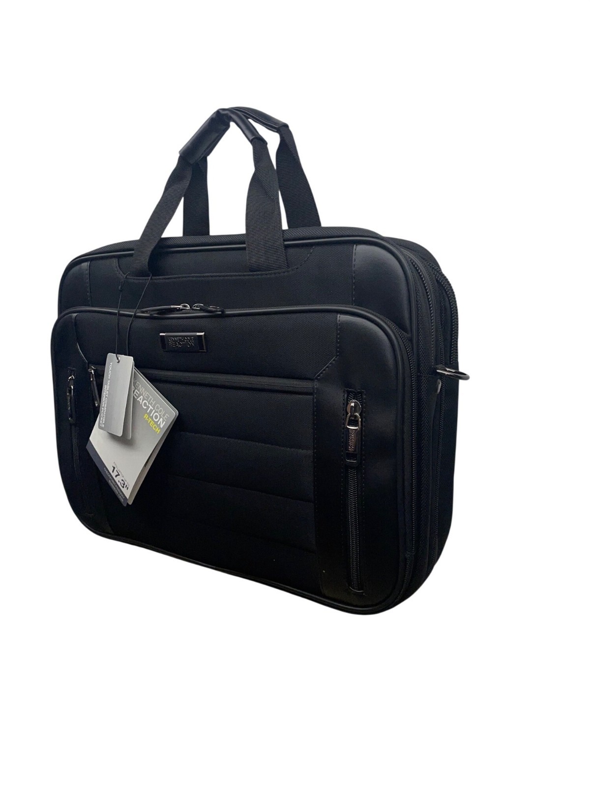 Kenneth Cole Reaction Men’s Black Nylon R-Tech 17.3” Laptop Business Case