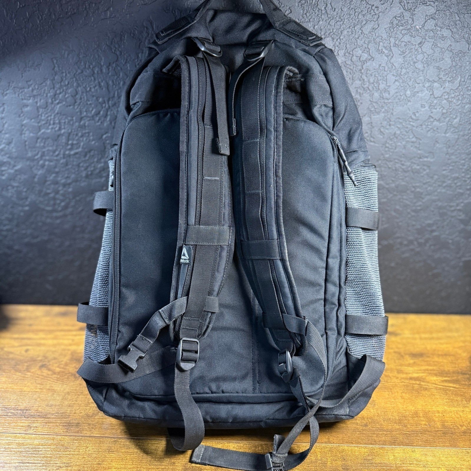 Reebok Combat Cordura Black Nylon Tactical MOLLE Training Backpack Unisex OS